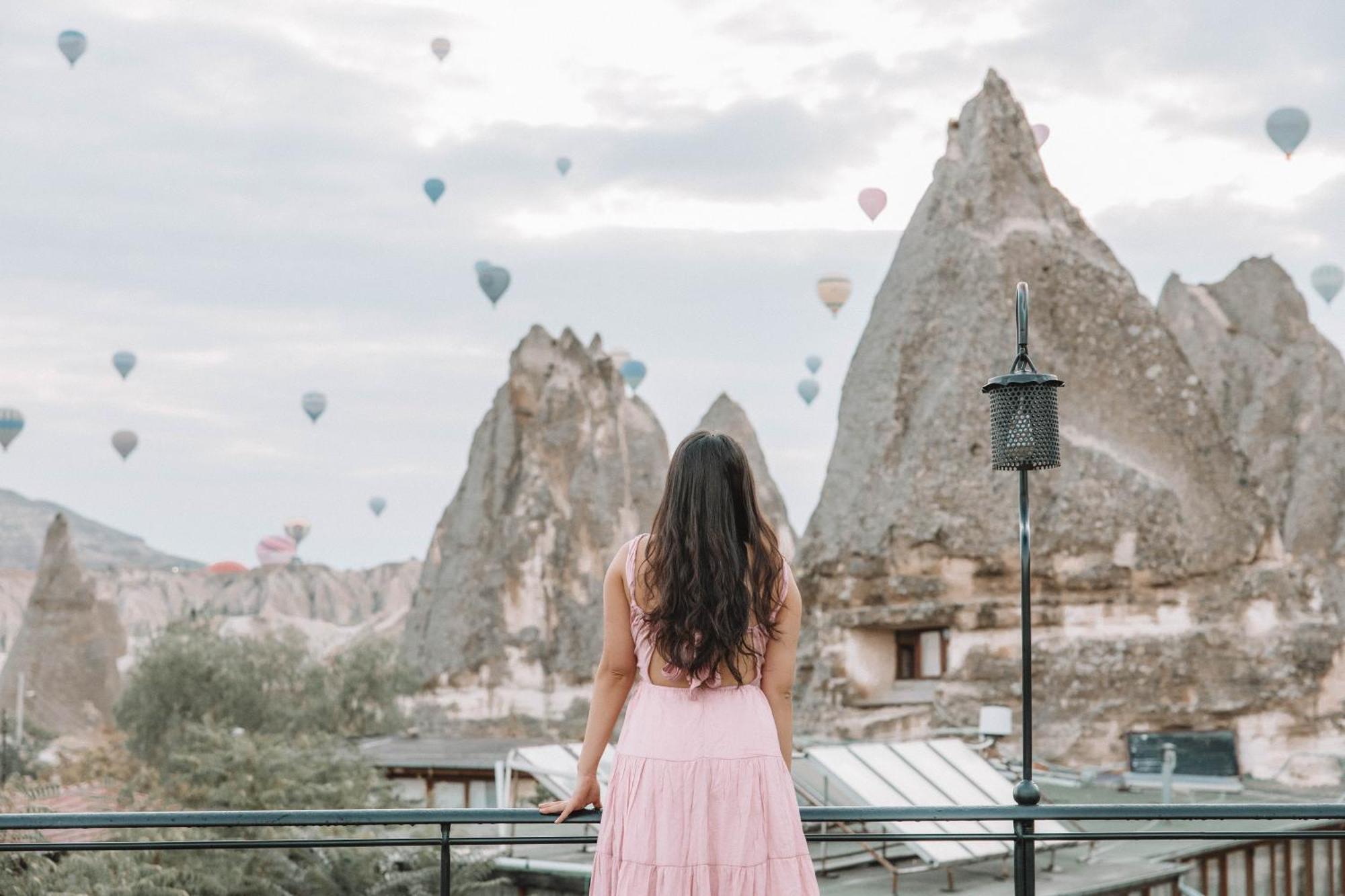 Turan Cappadocia Cave Hotel Гьореме Екстериор снимка