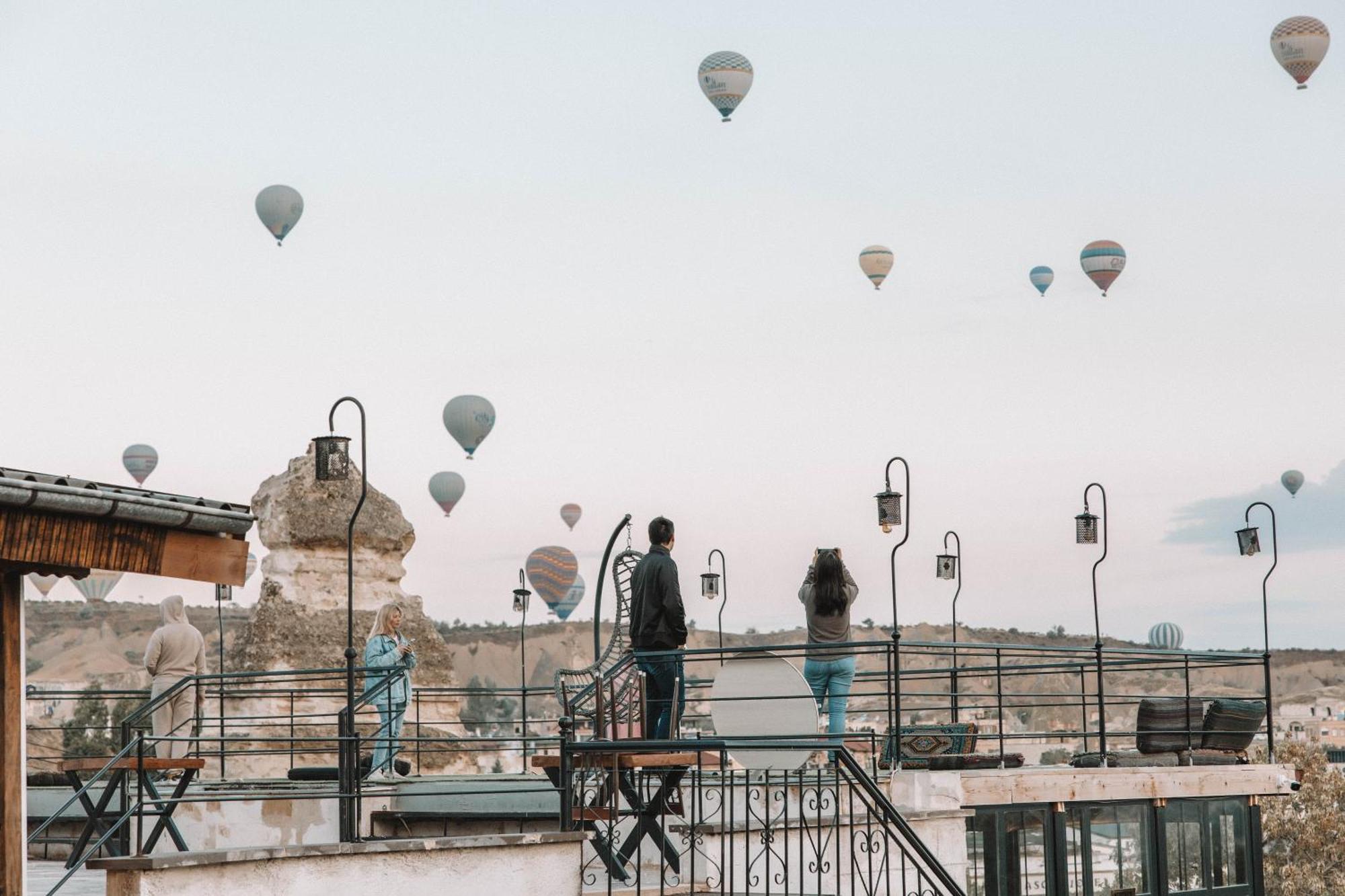 Turan Cappadocia Cave Hotel Гьореме Екстериор снимка
