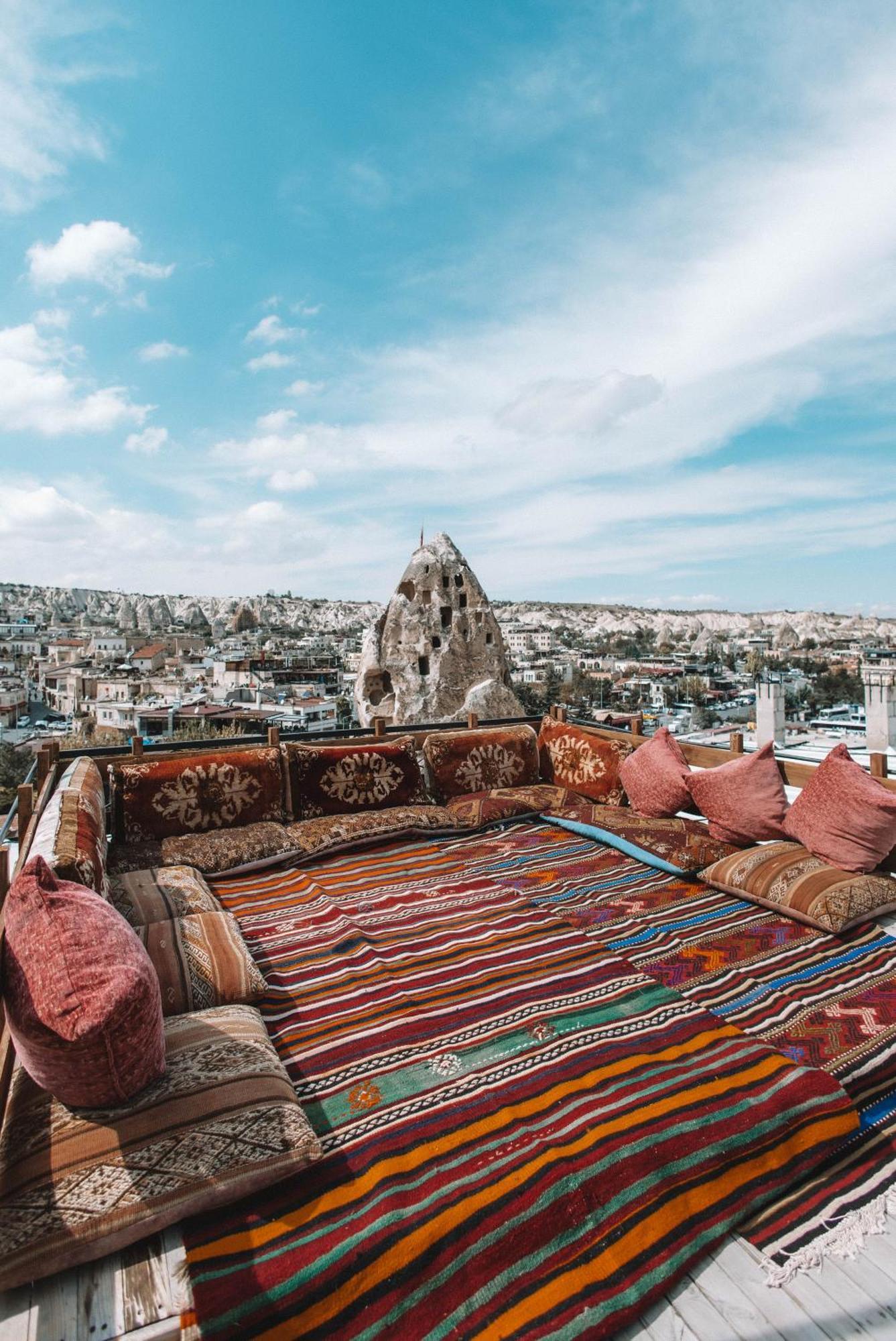 Turan Cappadocia Cave Hotel Гьореме Екстериор снимка