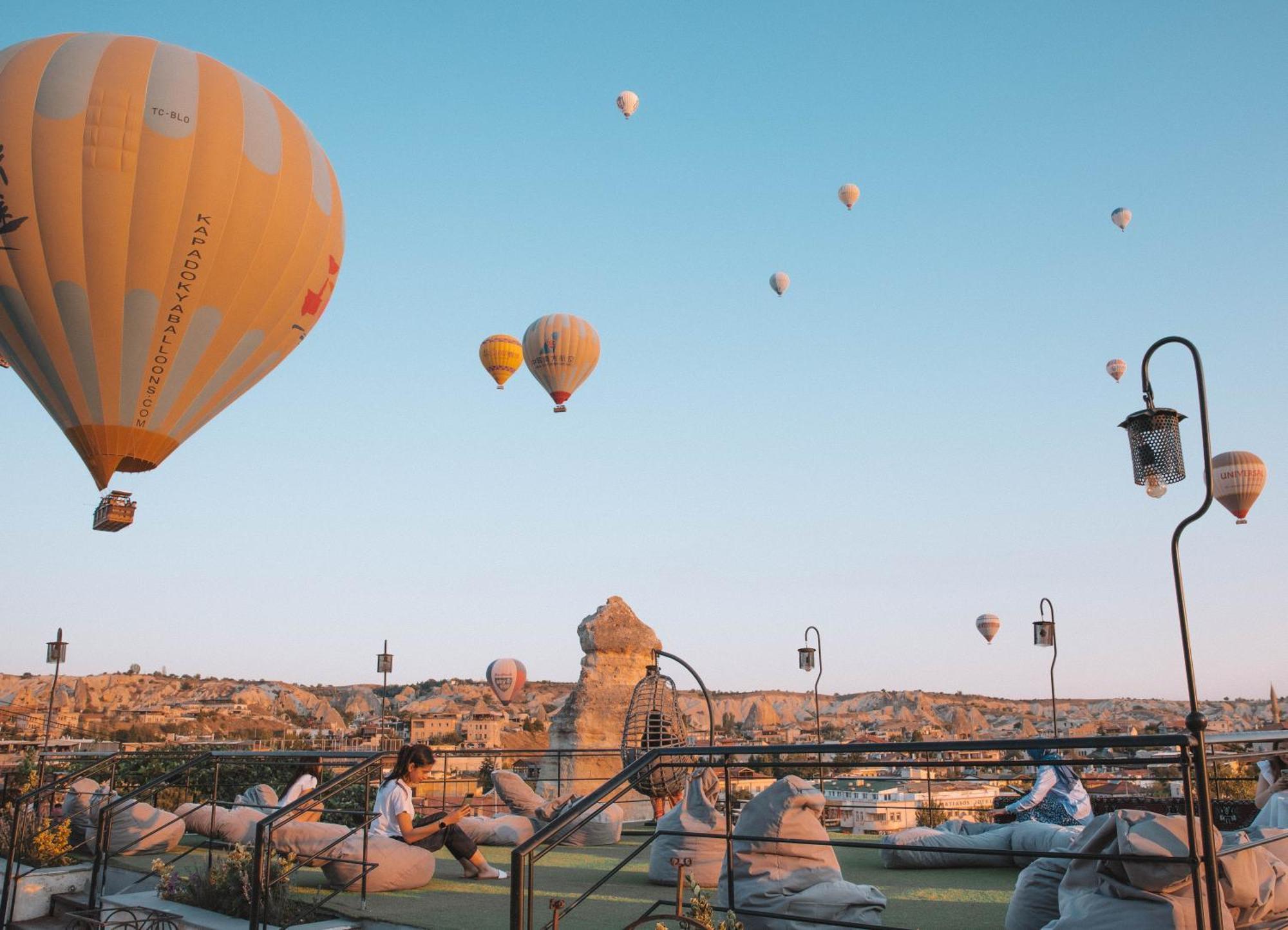 Turan Cappadocia Cave Hotel Гьореме Екстериор снимка
