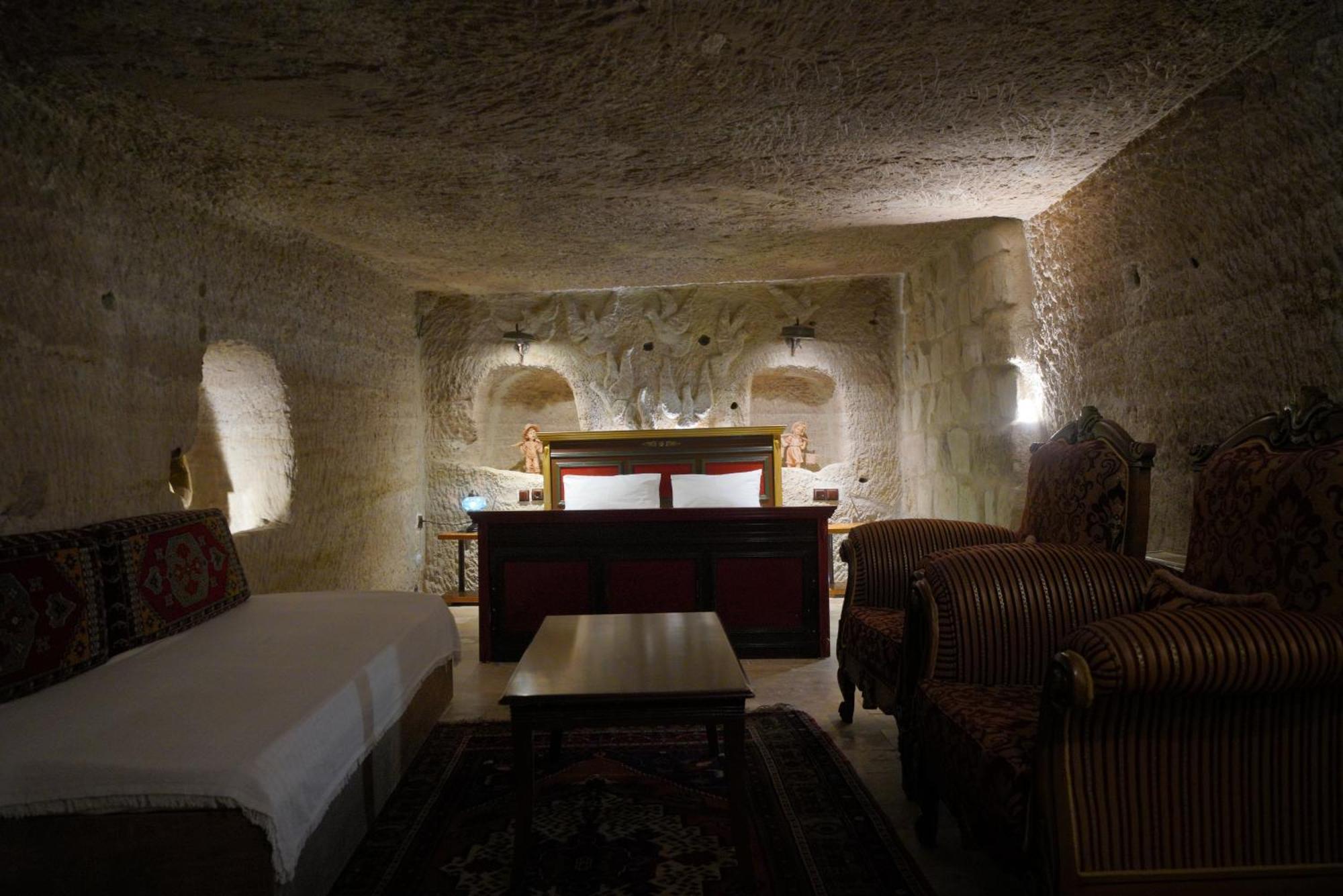 Turan Cappadocia Cave Hotel Гьореме Екстериор снимка
